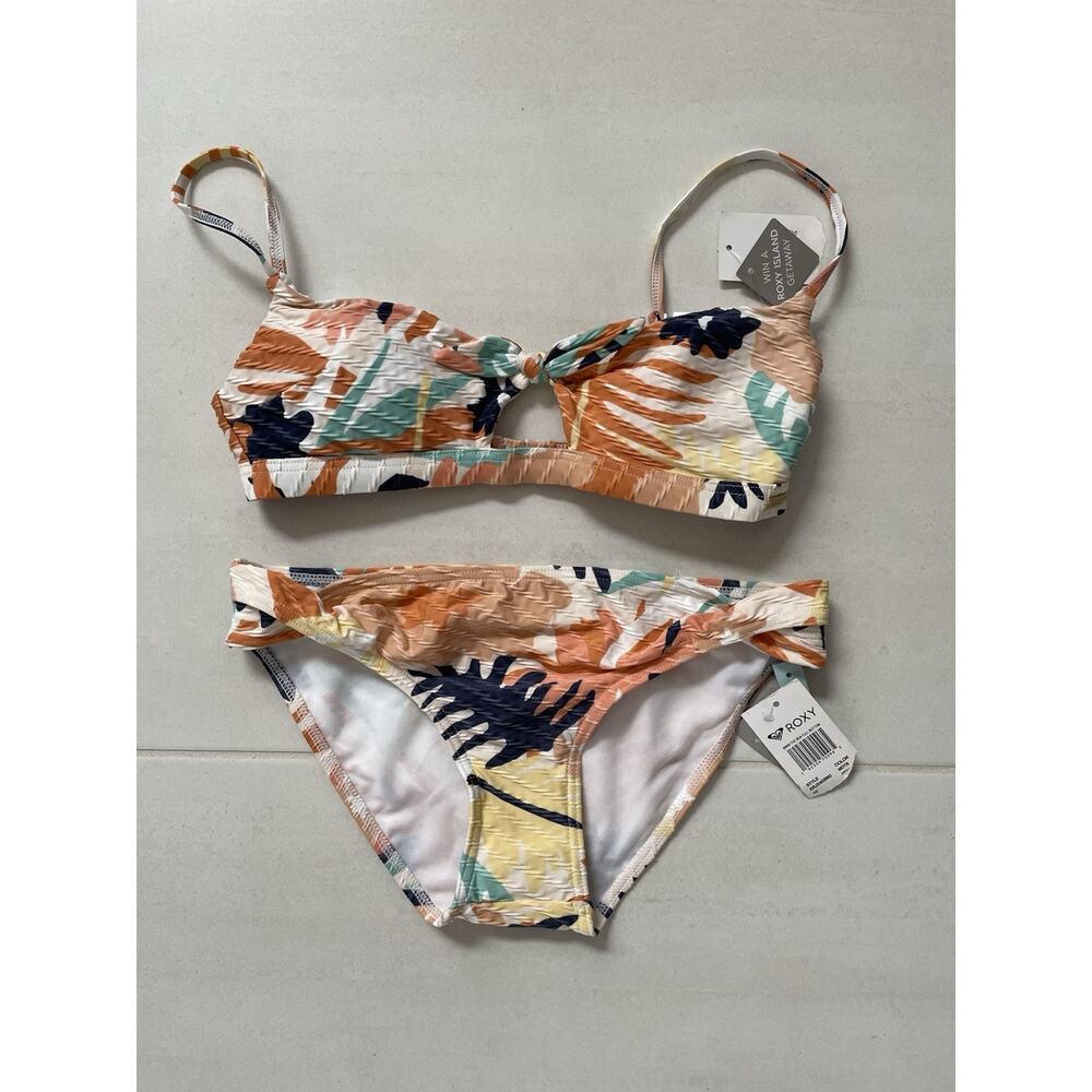 Roxy Swim Bikini Swimsuit Swim The Sea Floral Beach Summer Swimwear